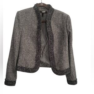 Escada Black and Gray Women's Blazer